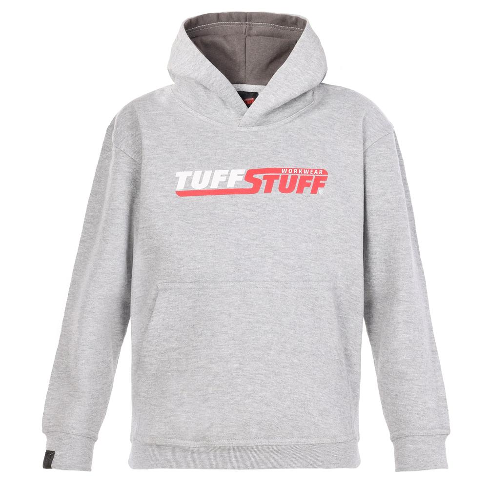 TUFFSTUFF JUNIOR LOGO HOODIE GREY 3-4 