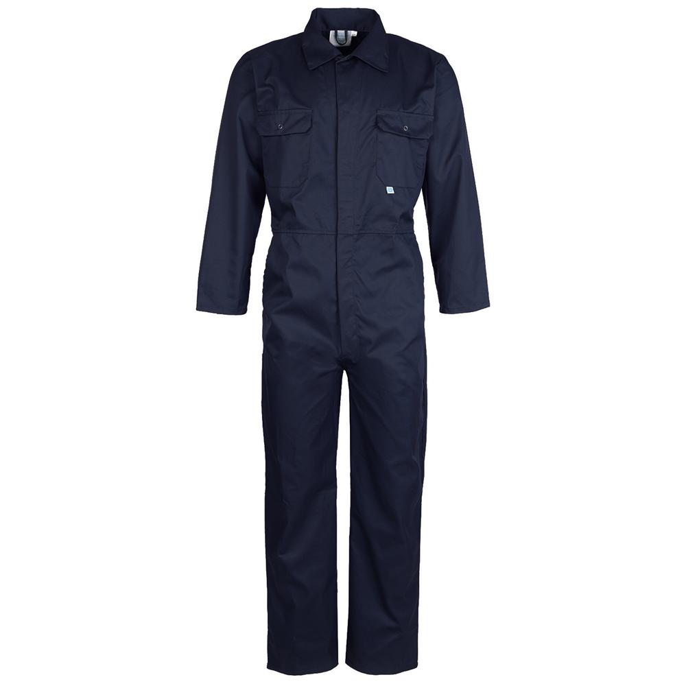FORT STUD FRONT COVERALL NAVY BLUE 36 