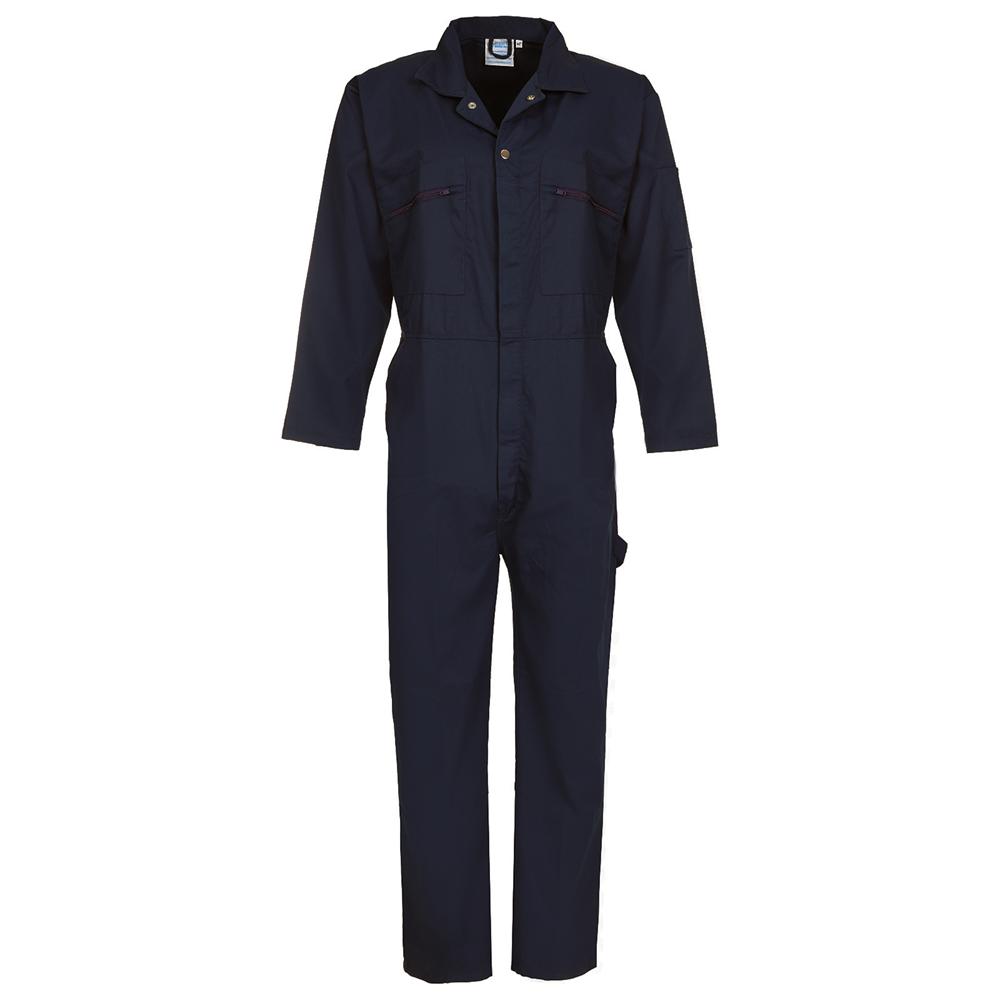 FORT ZIP FRONT COVERALL NAVY BLUE 34 