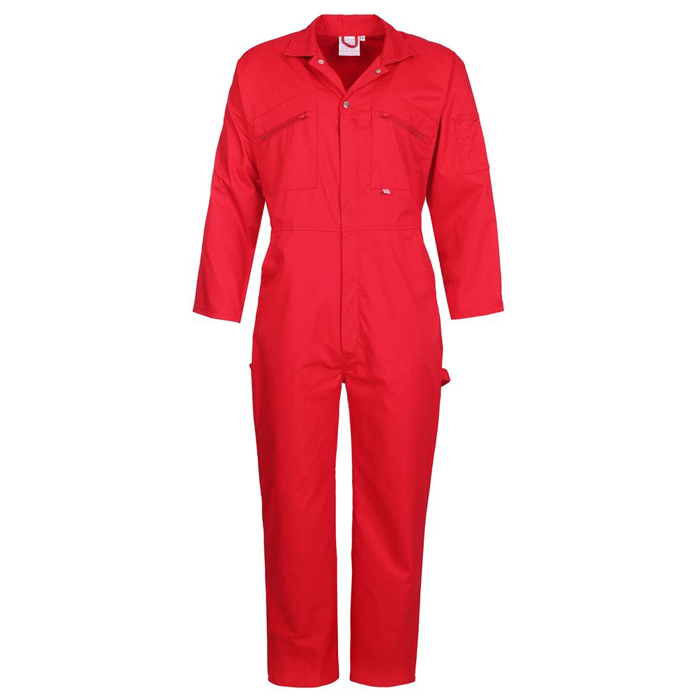 FORT ZIP FRONT COVERALL RED 34 