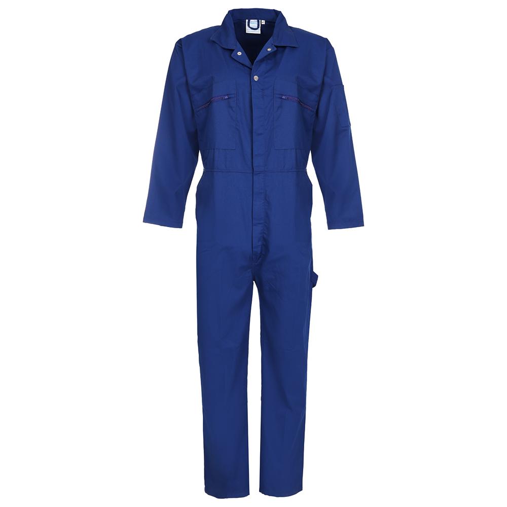 FORT ZIP FRONT COVERALL ROYAL BLUE 34 