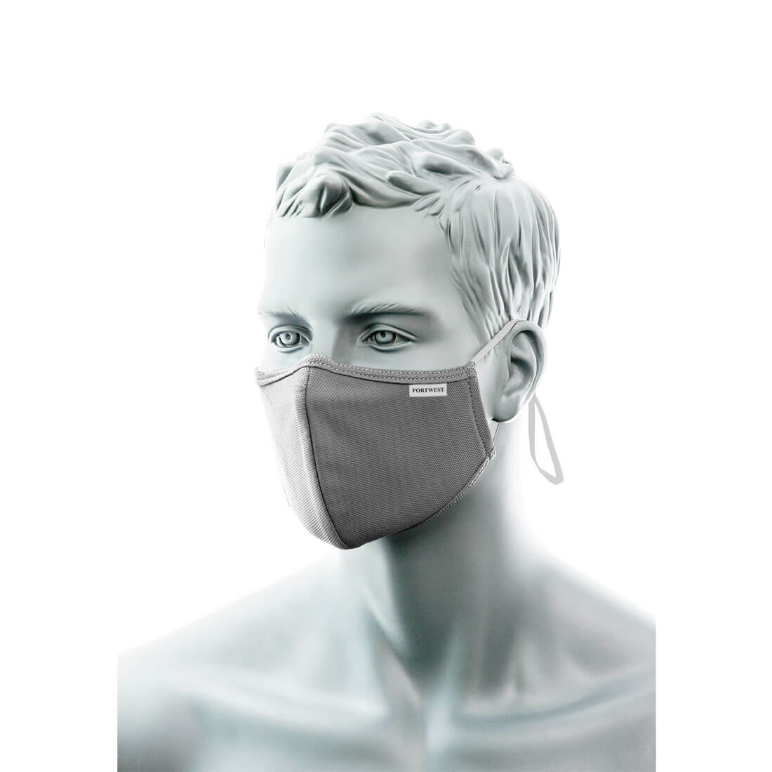 3-Ply Anti-Microbial Fabric Face Mask with Nose Band (Pk25)