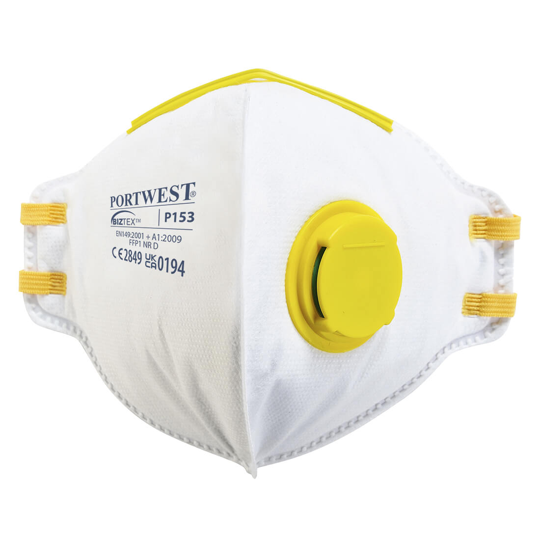 FFP1 Valved Dolomite Fold Flat Respirator