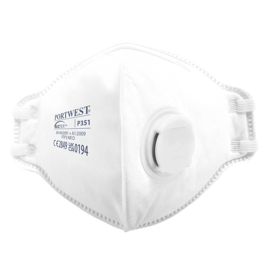FFP3 Valved Dolomite Fold Flat Respirator
