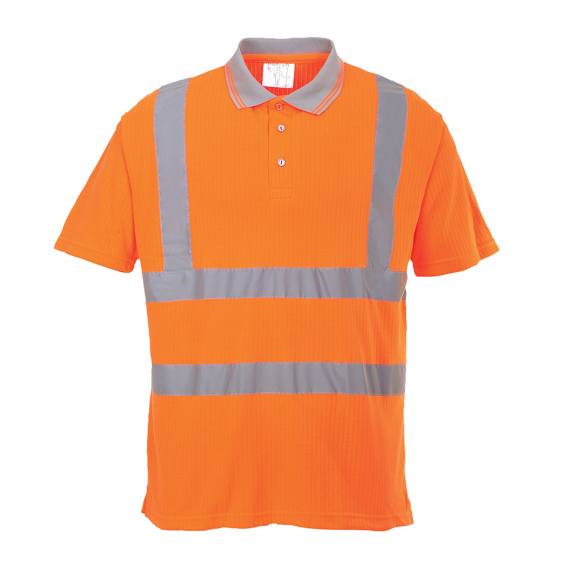 Hi-Vis Ribbed Polo Shirt