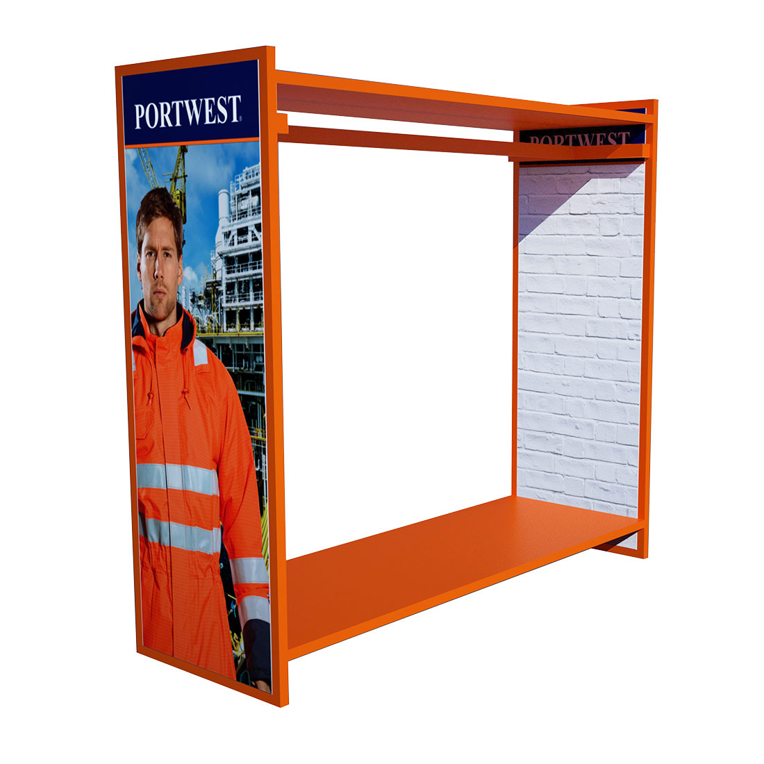 Large Freestanding Floor Stand L1.5m x W.5m x H1.4m